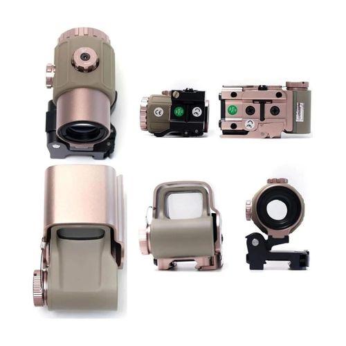 558-g43 Xps2 Hedef İşaretleyici Red Dot - Holografik Nişangâh, 5x Büyütmeli Set Çöl Rengi