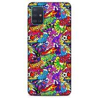 Graffitix (45) Desenli Silikon Kapak Samsung Galaxy A51 Kılıf