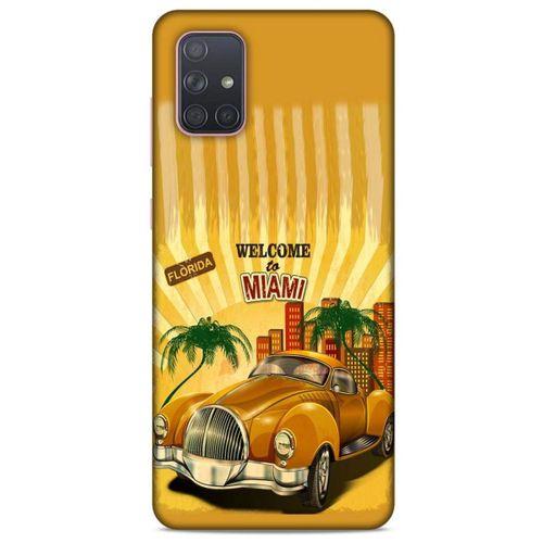 Retro (18) Desen Telefon Kılıfları Renkli Samsung Galaxy A71 Kılıf