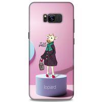 Samsung Galaxy S8 Plus Kılıf FunnyMaX (8) Baskılı Kılıf Pembe Mavi