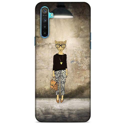 Oppo Realme 6i Kılıf FunnyMaX (20) Koruyucu Kılıf Kahverengi Kaplan