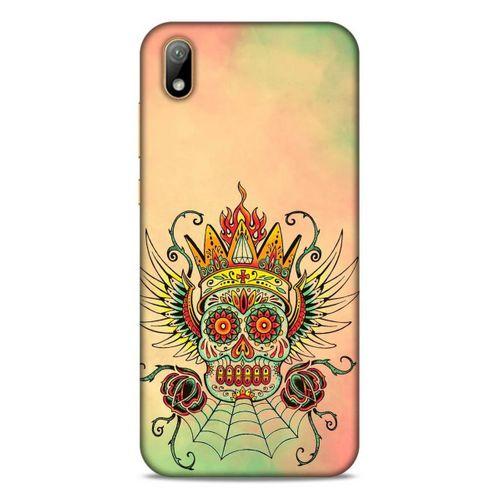 Lopard Huawei Y5 2019 Uyumlu Kılıf Tattoo's (20) Koruyucu Kılıf Skeleton