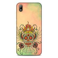 Lopard Huawei Y5 2019 Uyumlu Kılıf Tattoo's (20) Koruyucu Kılıf Skeleton