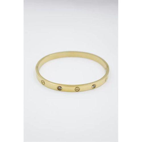 CRT Model Taşlı Bilezik - Altın