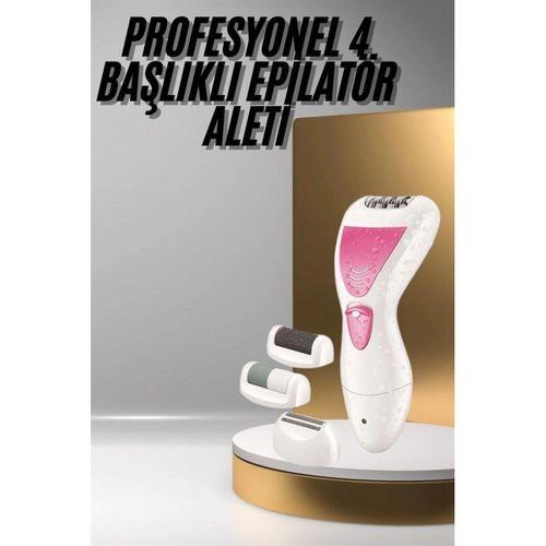Ayak Törpü Başlıklı Epilatör Aleti 4 Başlıklı Taşınabilir  Epilasyon Cihazı