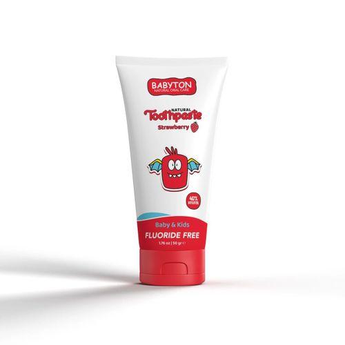 Babyton Babyton Organik Doğal Çilek Aromalı Diş Macunu 50 Gr