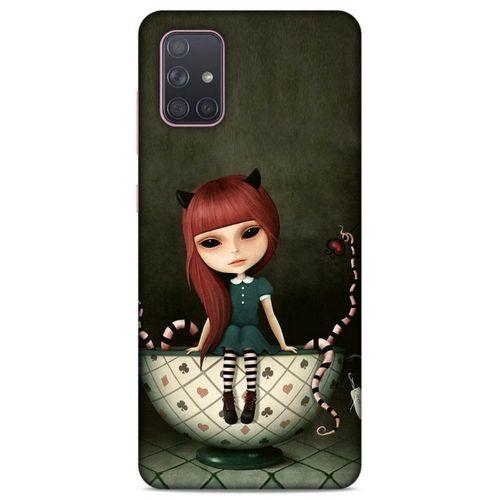 Lopard Samsung Galaxy A71 Uyumlu Kılıf Manipülasyon ☻ (41) Tank Kılıf Baskılı