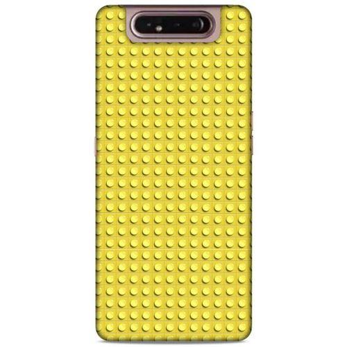 Lopard Samsung Galaxy A80 Uyumlu Kılıf BloX (6) Silikon Kılıf Sarı