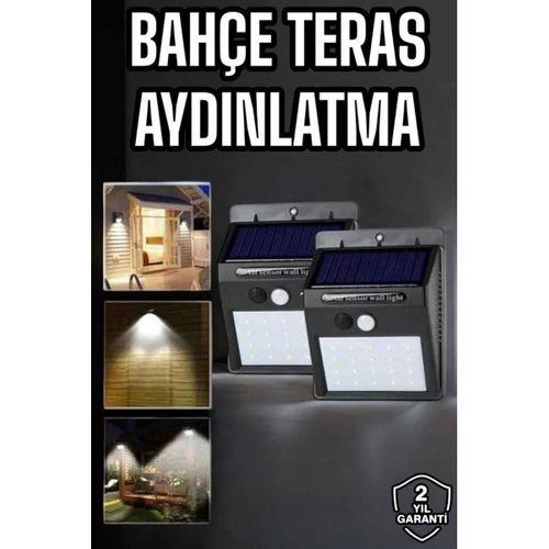 Solar Lamba Giriş, Bahçe Yol Avlu Hareket Sensörlü Led Parlak Gece Su Geçirmez