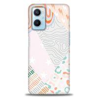 Oppo A96 4G Kılıf HD Baskılı Kılıf - Çok Renkli + Tam Ekran Koruyucu