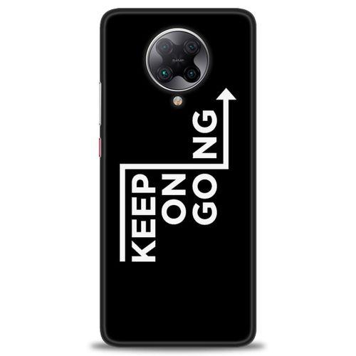 Xiaomi Redmi K30 Pro Kılıf HD Baskılı Kılıf - Keep On Going + Tam Ekran Koruyucu