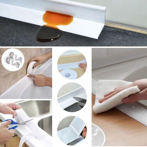 Angel Of Life®  Su Sızdırmaz Banyo Mutfak Lavabo Küvet İzolasyon Şerit Bant,Lavabo Kenar Bandı 3.2 mt x 38 mm