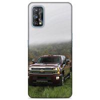 Lopard Oppo Realme 7 Pro Uyumlu Kılıf PickUpX (35) Fit Design Kılıf Bordo