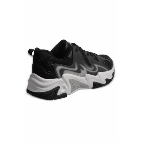 Mp 241-1673 Siyah Kadın Bağcıklı Yürüyüş Ayakkabısı