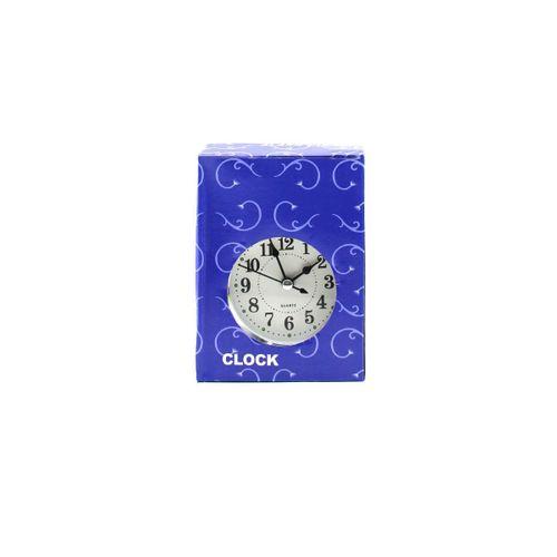 Metal Masa Çalar Saat - Pilli Işıklı 8 cm