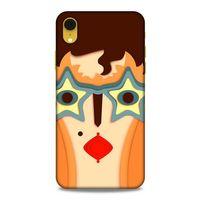 Lopard Apple iPhone XR Uyumlu Kılıf Soyut Sanat (2) Desenli Kabı