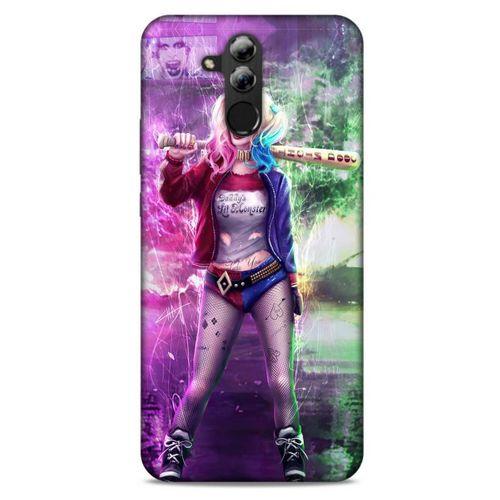 Huawei Mate 20 Lite Uyumlu Kılıf Harley Quinn (30) Silicone Case Koyu kahverengi