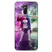 Huawei Mate 20 Lite Uyumlu Kılıf Harley Quinn (30) Silicone Case Koyu kahverengi