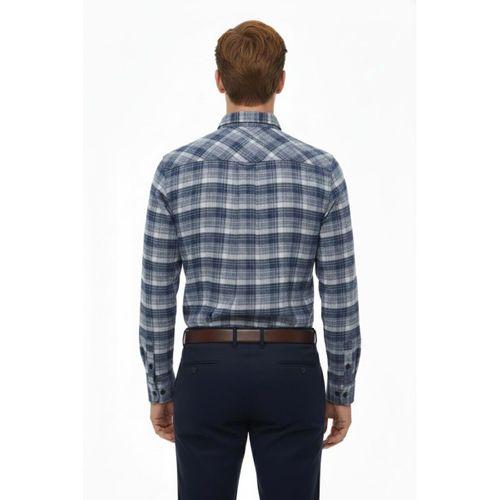 Erkek Kışlık Çift Cep Kapaklı Gömlek BGL-ST04932