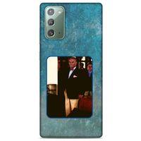 Samsung Galaxy Note 20 Kılıf Atatürk (30) Silicone Case Turkuaz Taş