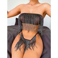 Siyah Püsküllü Fantezi Takım