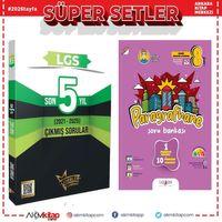 Liderler Karması LGS Son 5 Yıl Çıkmış Sorular ve Lodos Paragrafhane Soru Bankası Seti 2 Kitap