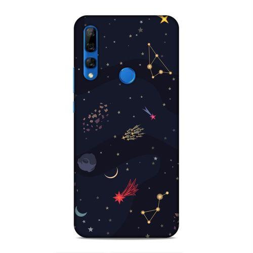 Huawei Y9 Prime 2019 Kılıf Night Sky Arka Kapak Silikon Koruma Full Koruyucu