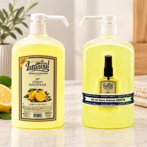 Limon Kokulu Pompalı Kolonya