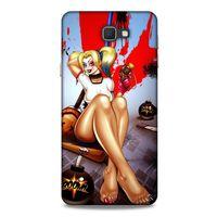 Samsung Galaxy J7 Prime Uyumlu Kılıf Harley Quinn (37) Silicone Cover Lavanta gül