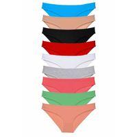 9 adet Süper Eko Set Likralı Kadın Slip Külot Tüm Renkler