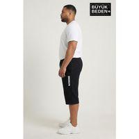 Büyük Beden Erkek Kapri Şort Brooklyn Baskılı Rahat Kalıp 3XL-6XL SPR26BSR591-02