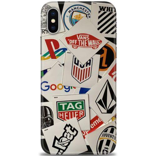 iPhone X Kılıf HD Baskılı Kılıf - Off The Wall + Tam Ekran Koruyucu