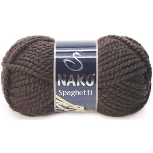 Nako Spaghetti Örgü İpi 4987 Koyu Kahve