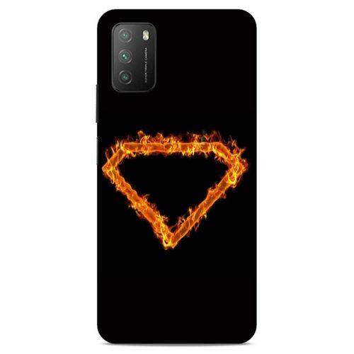 Lopard Xiaomi Poco M3 Uyumlu Kılıf FireX (49) Ultra Silikon Kılıf SuperMan