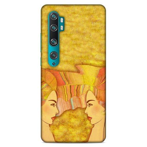 Lopard Xiaomi Mi Note 10 Uyumlu Kılıf Sürreal Yüzler ♀ (16) Kalın Kılıf Desenli