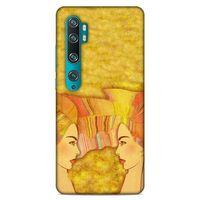 Lopard Xiaomi Mi Note 10 Uyumlu Kılıf Sürreal Yüzler ♀ (16) Kalın Kılıf Desenli