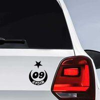 Ay Yıldız Aydın Plakası 09 Sticker, Oto, Araba, Araç, Etiket, Aksesuar