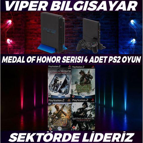 MUHTEŞEM MEDAL OF HONOR SERİSİ 4 ADET PS2 OYUN