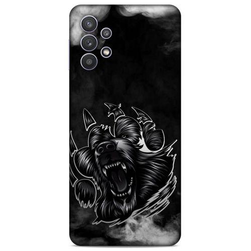 Lopard Samsung Galaxy A32 Uyumlu Kılıf Tattoo's (19) Kılıfları Siyah