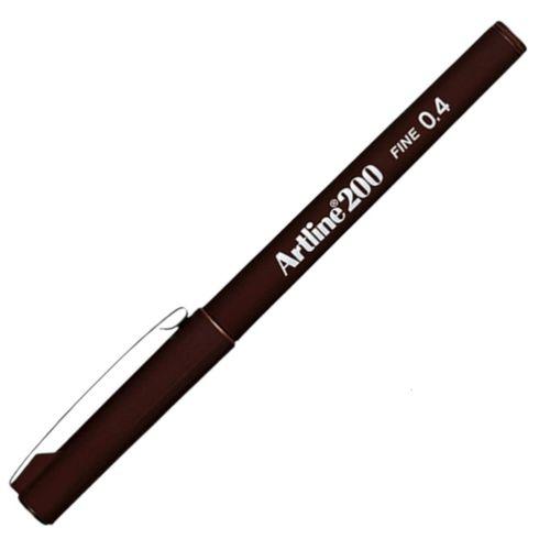 ARTLİNE 200N FİNE WRİTİNG PEN DARK BROWN ( Koyu Kahve )