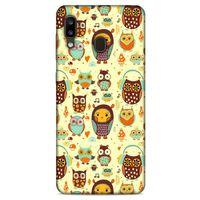 Baykuşlar (28) Desenli Silikon Kapak Telefon Kabı Samsung Galaxy A20 Kılıf