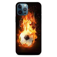 Lopard Apple iPhone 12 Pro Max Uyumlu Kılıf FireX (36) Glitter Kılıf Futbol Topu
