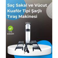 Profesyonel Saç Ve Sakal Tıraş Makinesi – Tam Aksesuar Setli