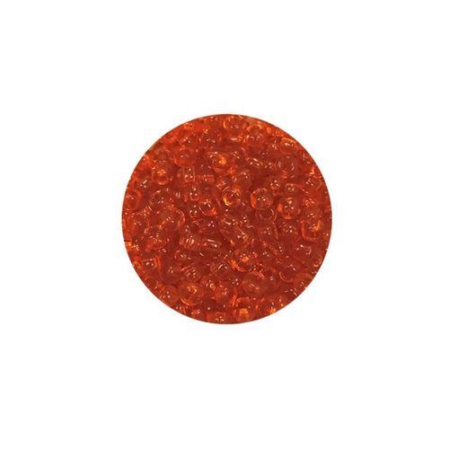 Dökme Cam Kum Boncuk (8/0) 3 mm - 60 Gram - Şeffaf Turuncu - BNC206