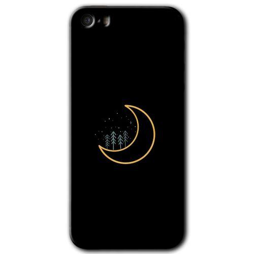iPhone 5s Kılıf HD Desen Baskılı Arka Kapak - İyi Geceler