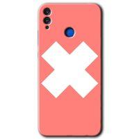 Honor 8x Kılıf HD Desen Baskılı Arka Kapak - Close + Kırılmaz Cam