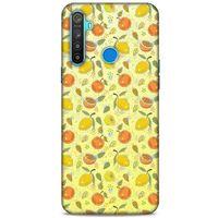 Frutix Turunç 05 Oppo Realme 5i Kılıf Desenli Silikon