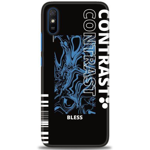 Xiaomi Redmi 9A Kılıf HD Baskılı Kılıf - Contrast + Tam Ekran Koruyucu