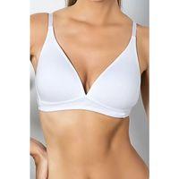 Beyaz Günlük Konforlu İnce Nefes Alan Süngerli Pamuk Sütyen, Kadın İç Giyim