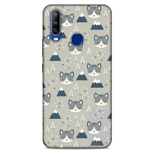 Lopard General Mobile GM 10 Uyumlu Kılıf Kediler (25) Antişok Kapak Kış